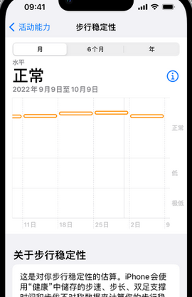 西充iPhone手机维修如何在iPhone开启'步行稳定性通知'