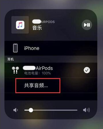 西充苹果14音频维修点分享iPhone14音频共享设置方法 