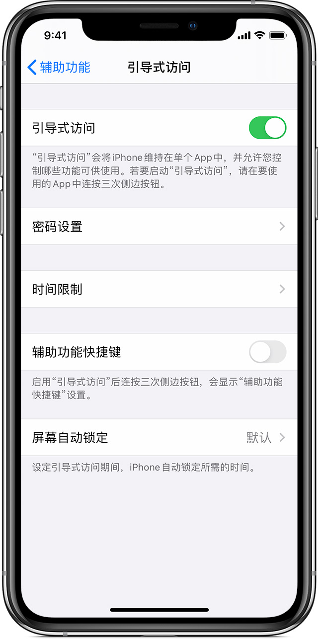 西充苹果手机维修分享如何在 iPhone 上退出引导式访问 