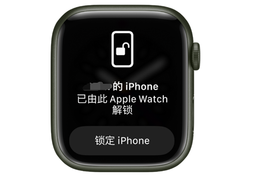 西充苹果手机维修分享用 AppleWatch 解锁配备面容 ID 的 iPhone方法 